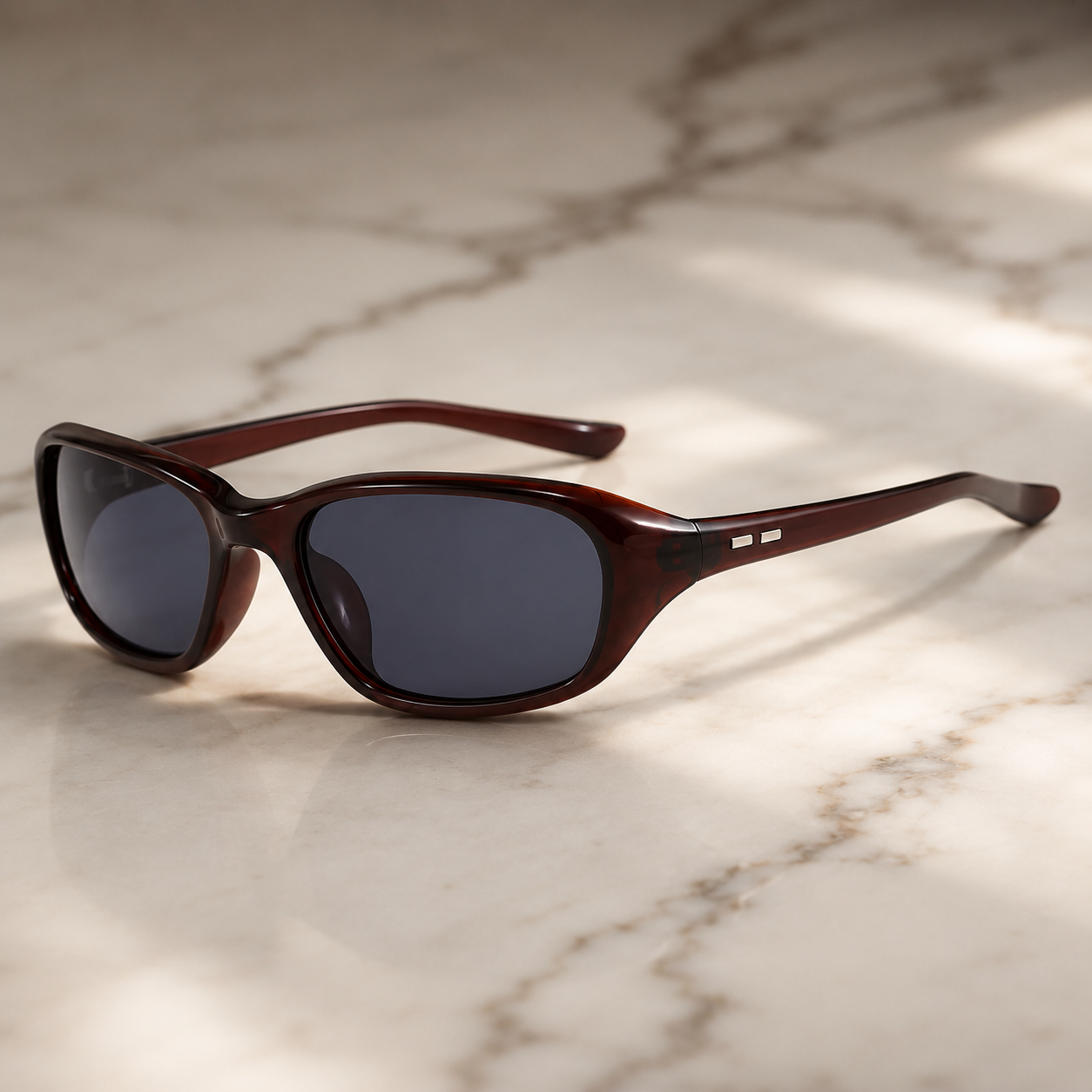 The Y2K Wraparound - Retro Rectangle Sunglasses