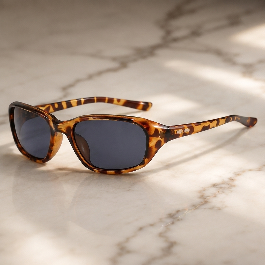 The Y2K Wraparound - Retro Rectangle Sunglasses