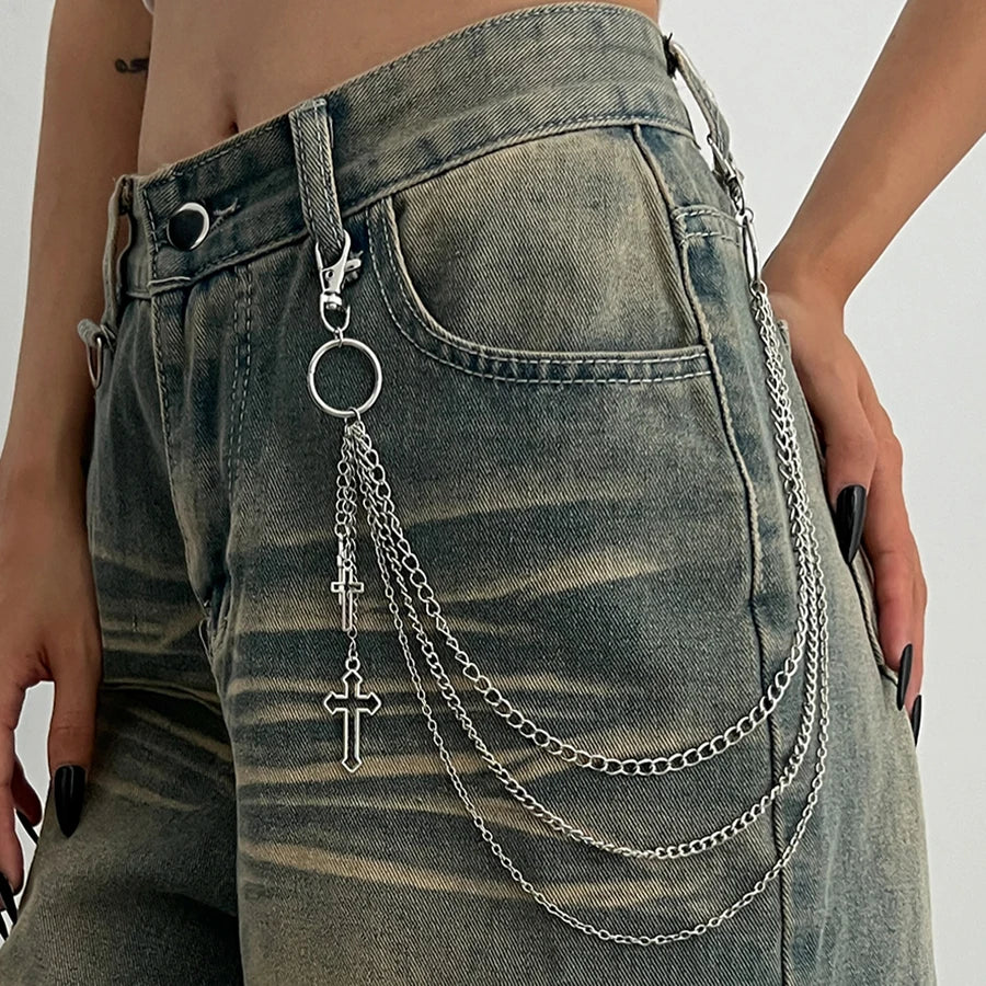 The Star & Cross - Pocket Chain
