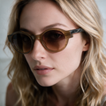 Modular Oval Acetate Sunglasses - Élise Line